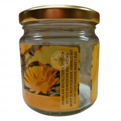 Etiket met Zegel Nederlandse Honing Geel